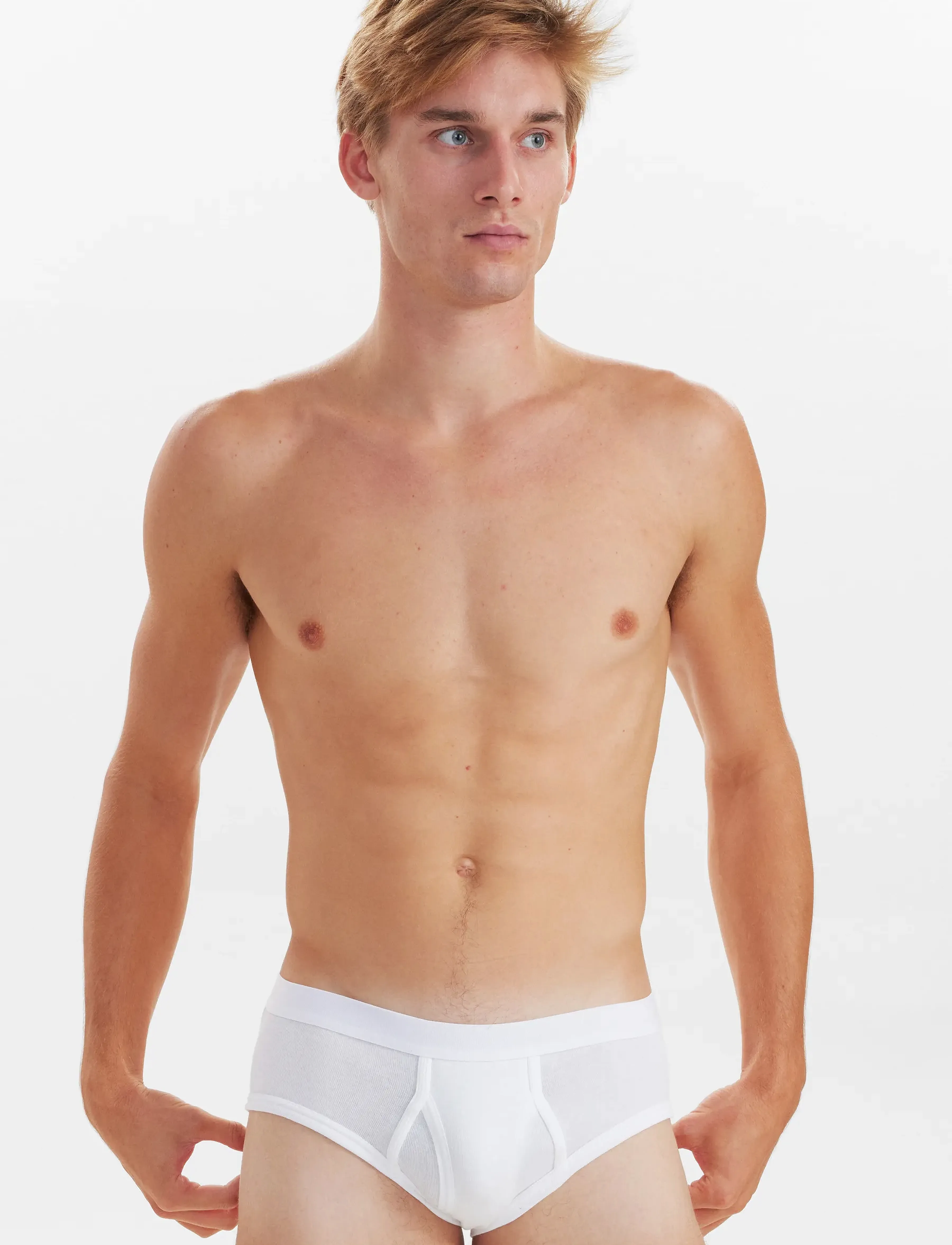 JBS Brief 2-Pack Organic., L, Underwear, Weiß - Briefs, Männerswear