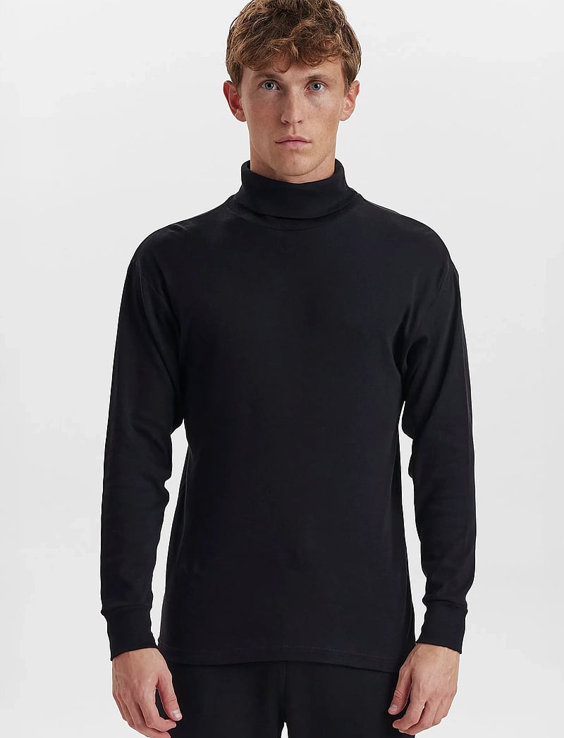 JBS - JBS roll neck shirt - langærmede t-shirts - svart - 0