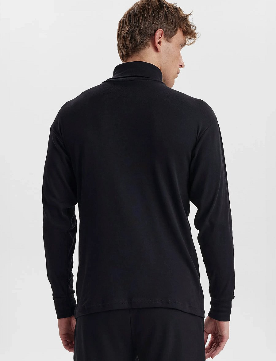 JBS - JBS roll neck shirt - langermabolir - svart - 4