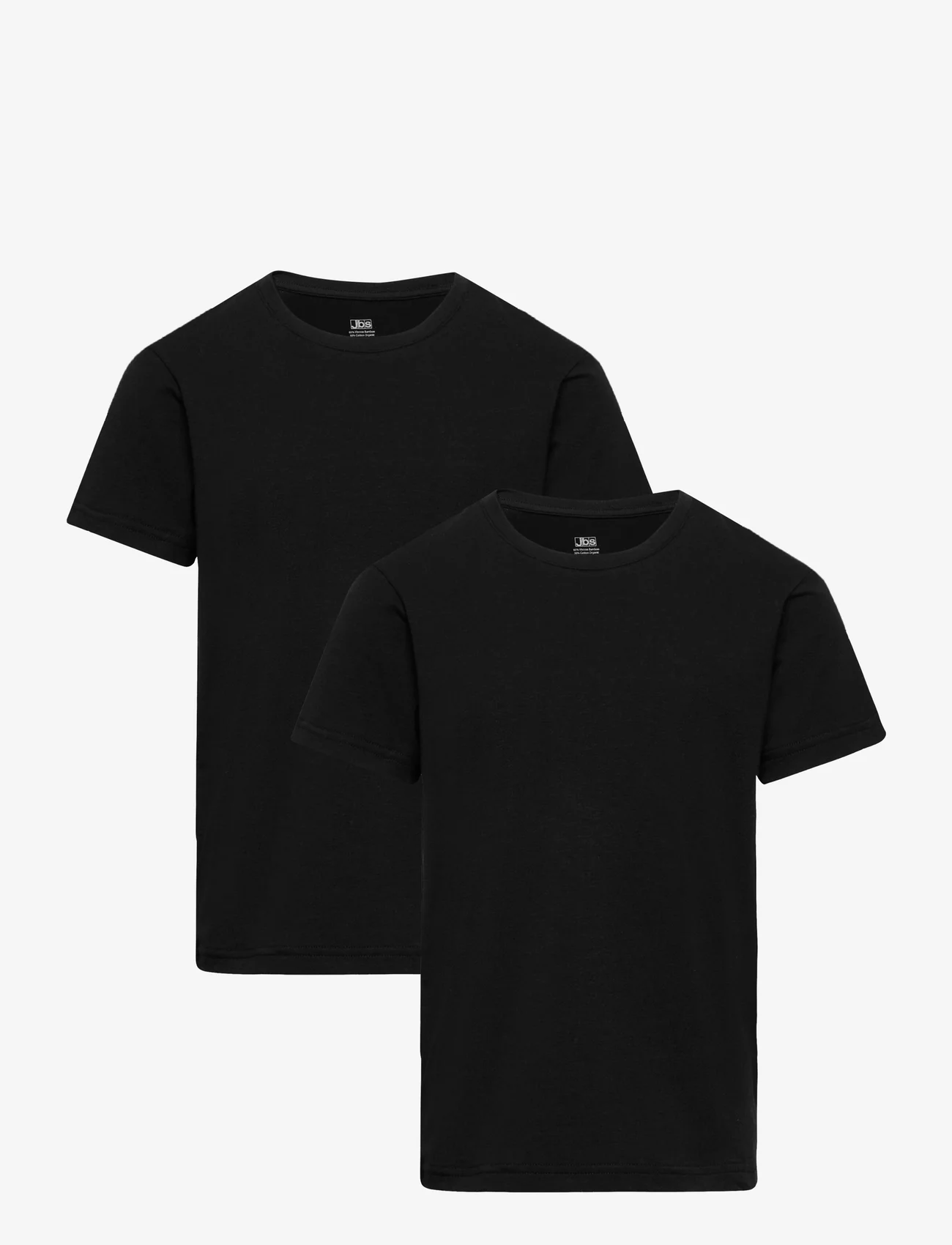 JBS - JBS Boys 2-pack t-shirt bamboo - marškinėliai trumpomis rankovėmis - black - 0