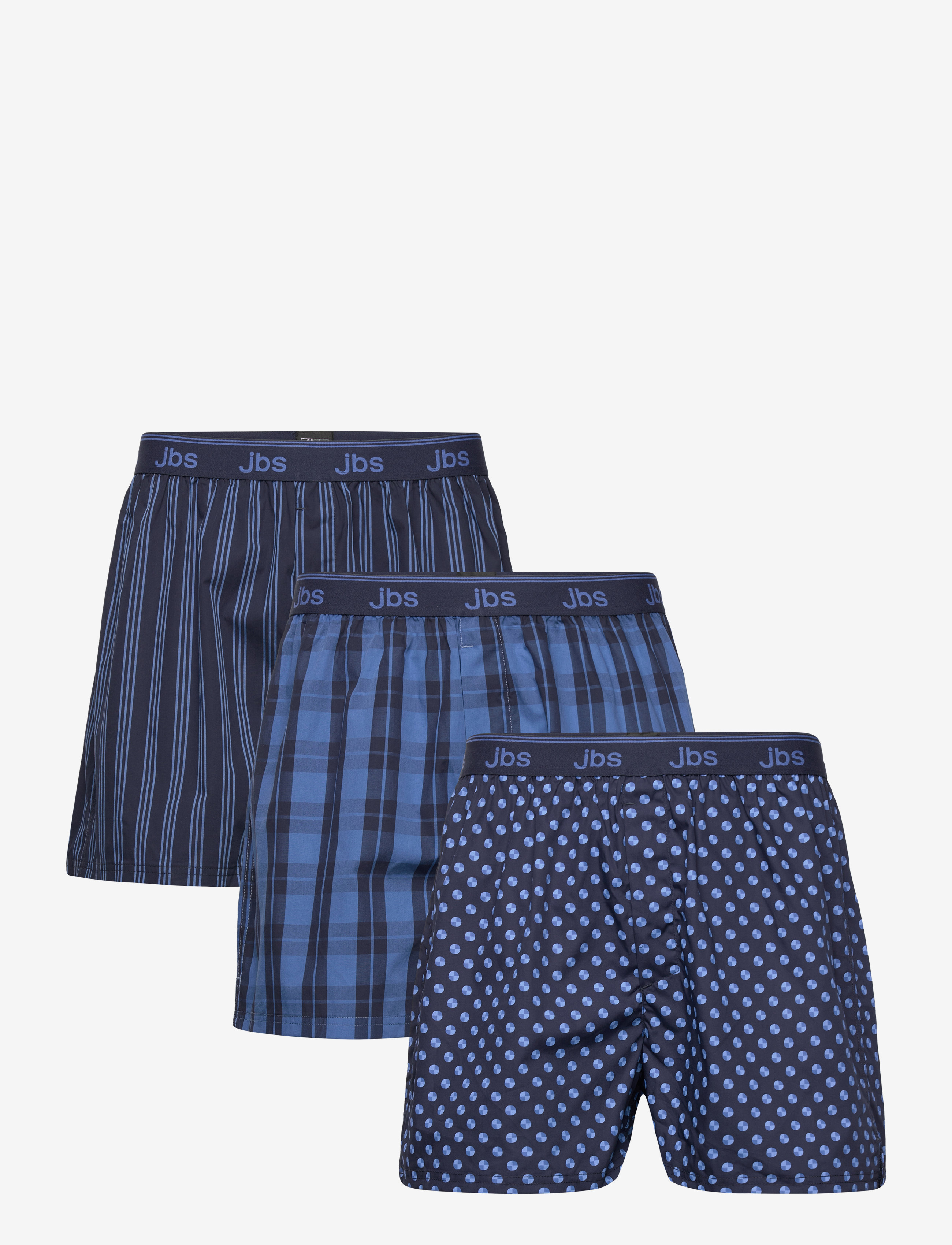 JBS 3-pack boxershorts. - BLUE