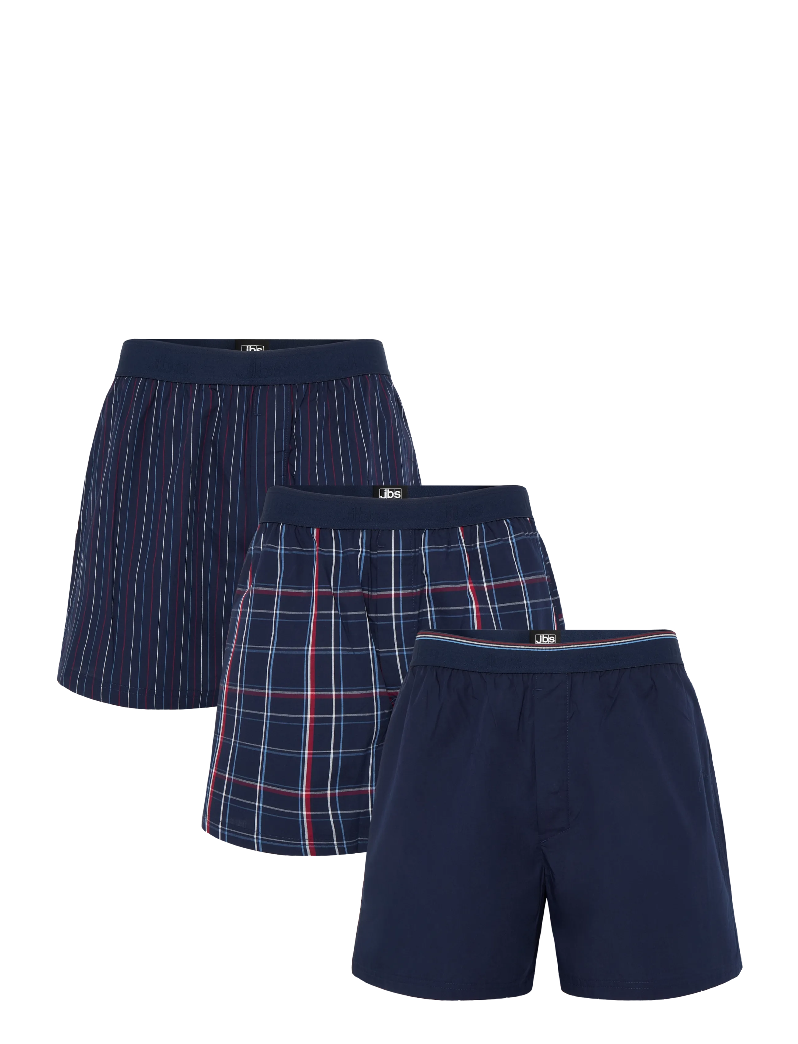JBS JBS 3-pack boxershorts. - Underwear - MULTICOLOU / navy