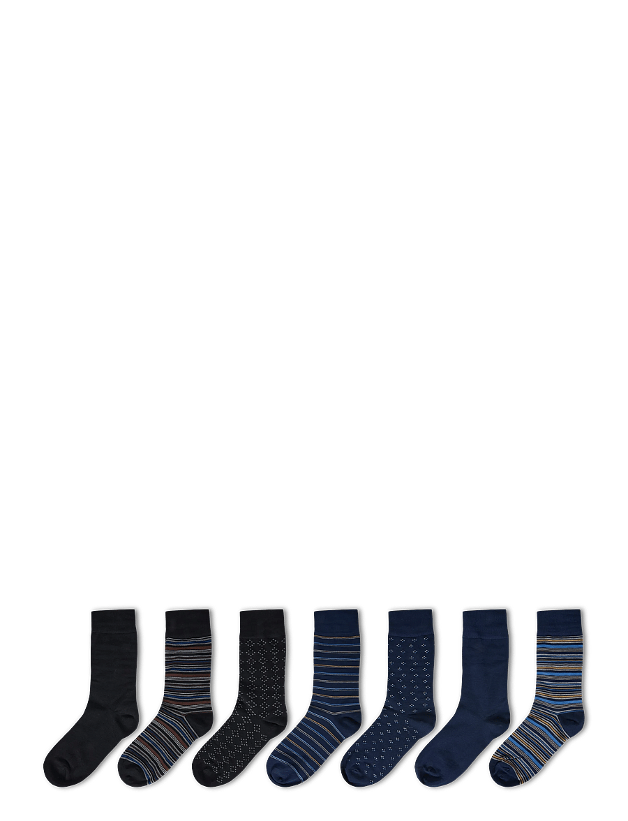 JBS - JBS socks bamboo 7 pairs box - crew socks - ensf. sØlv - 1