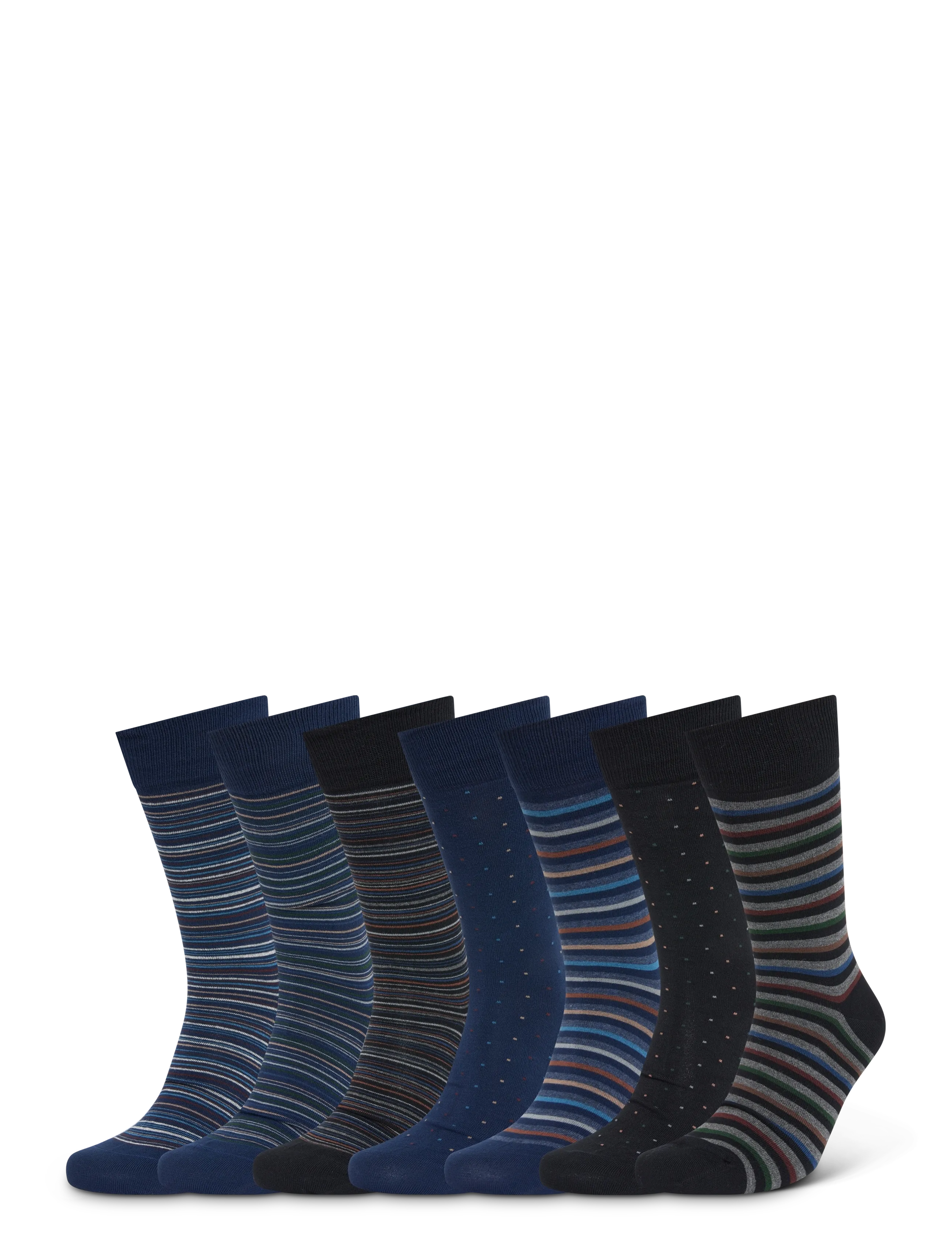 JBS JBS socks bamboo 7 pairs box - JBS - GRÅ MED VA / grey