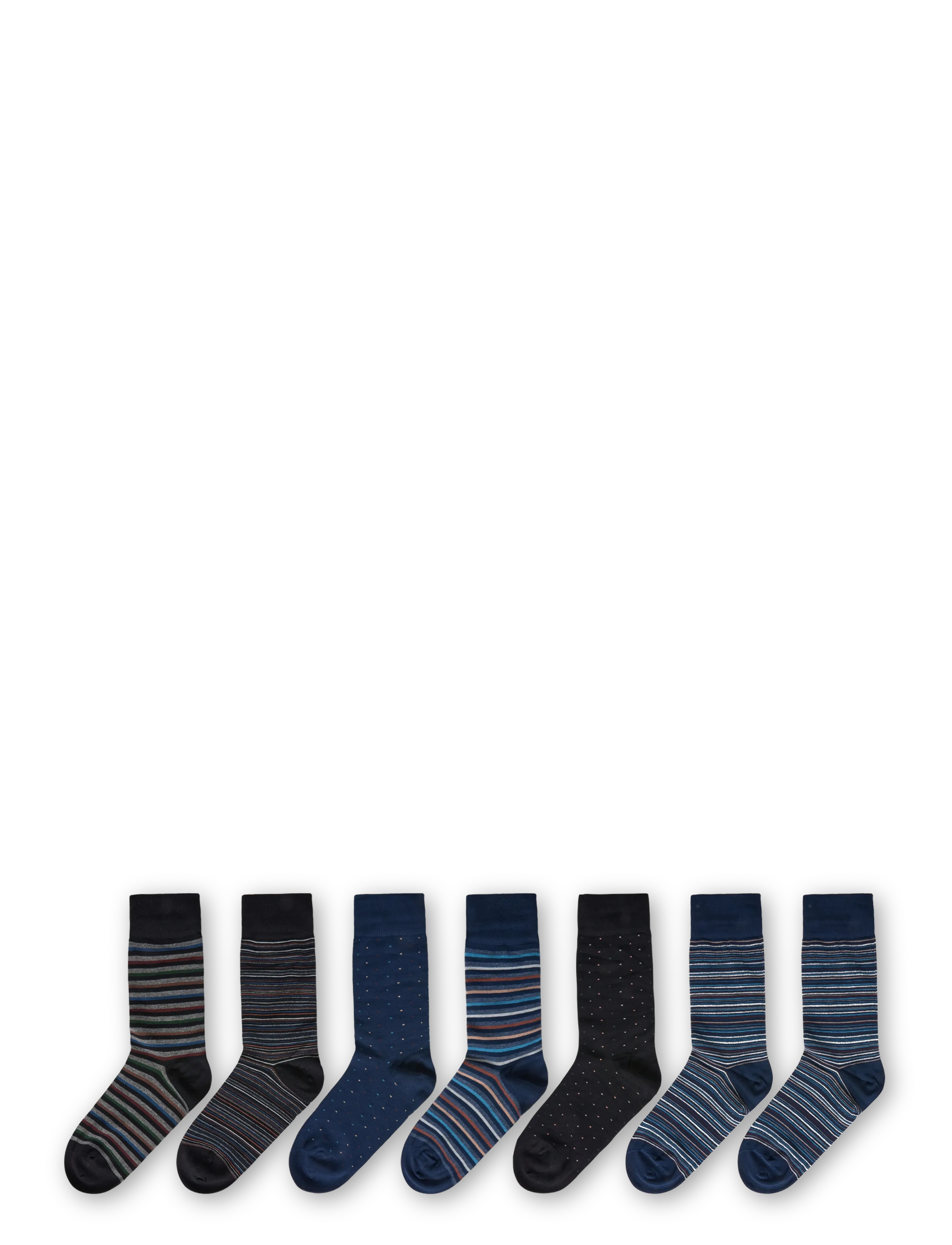 JBS - JBS socks bamboo 7 pairs box - crew socks - grÅ med va - 1