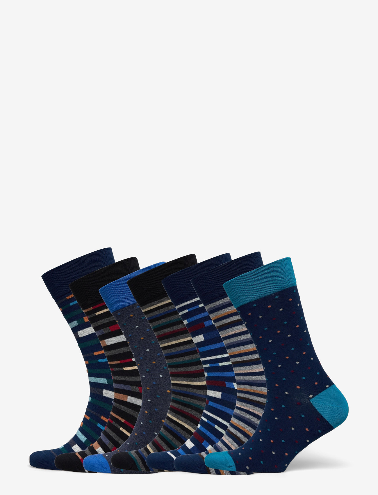 JBS - JBS socks bamboo 7 pairs box - crew socks - grÅ tredim - 0
