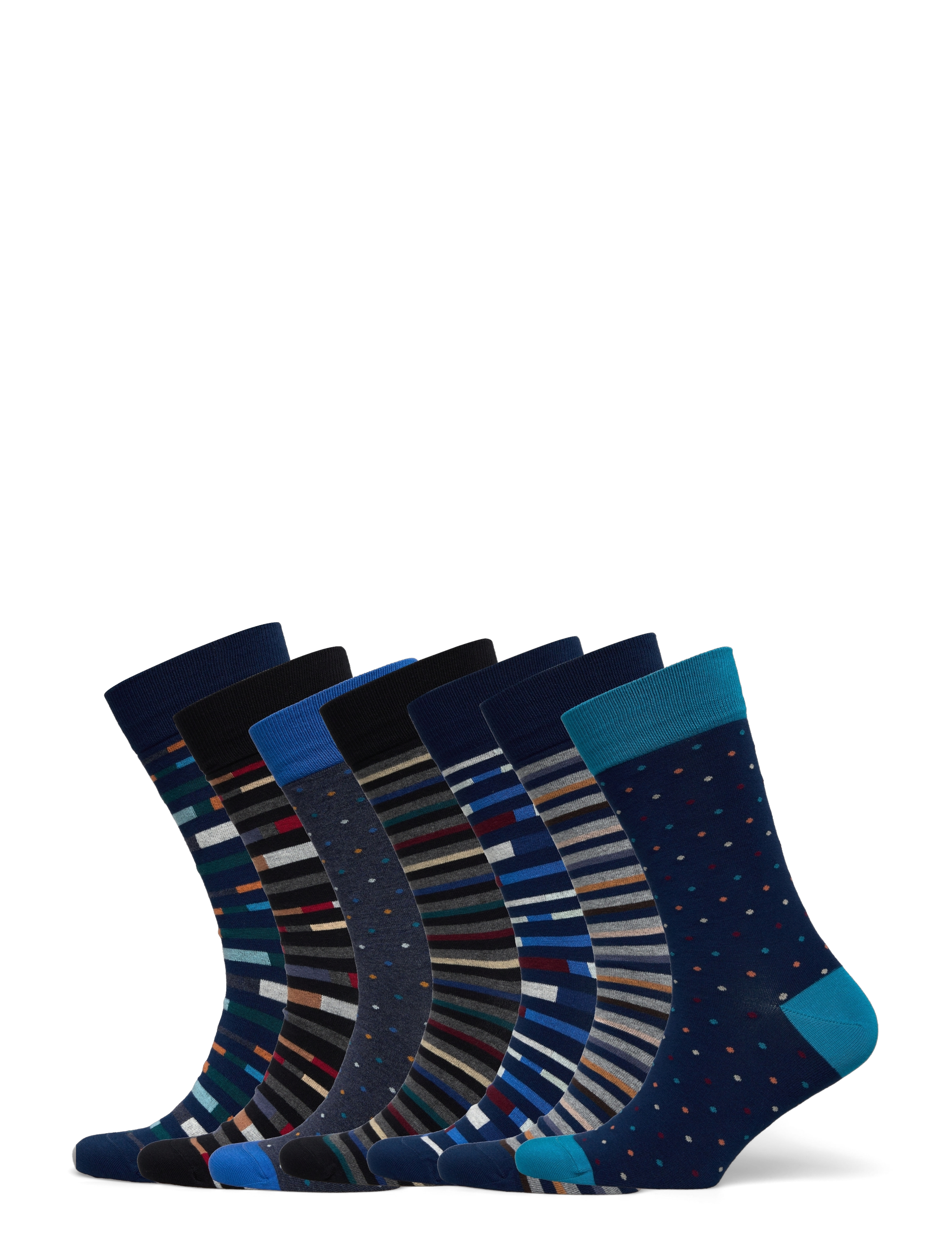 JBS JBS socks bamboo 7 pairs box - Unterwäsche - GRÅ TREDIM / blue
