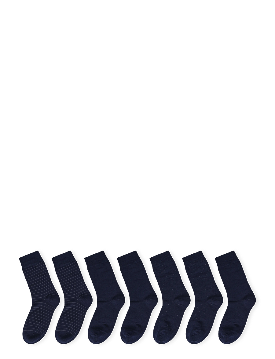 JBS - JBS socks bamboo 7 pairs box - sokker - navy - 1