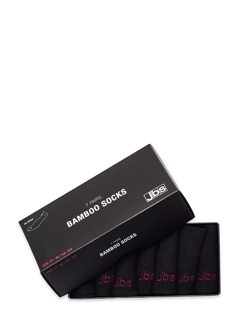 JBS - JBS in-shoe bamboo 7 pairs box - socken im multipack - svart - 0