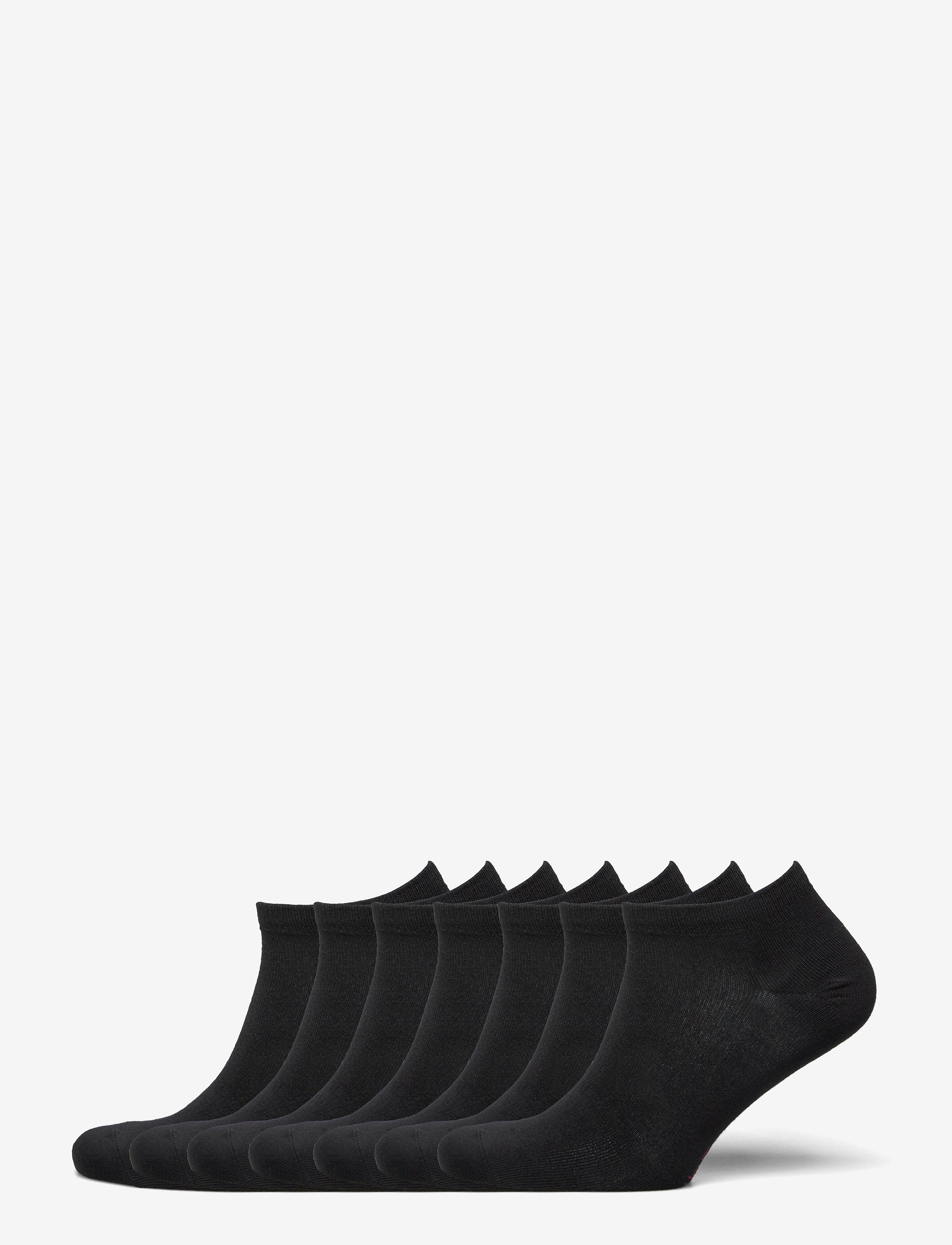 JBS footie bamboo 7 pairs box - SVART