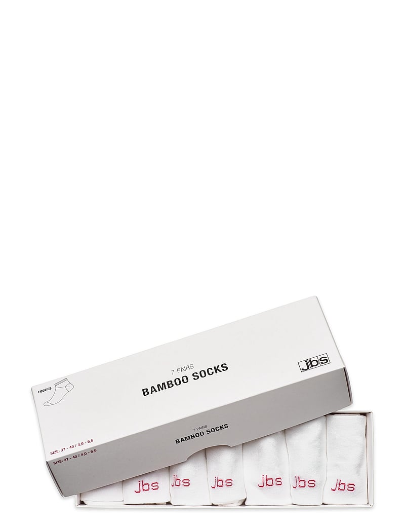 JBS - JBS footie bamboo 7 pairs box - socken im multipack - vit - 0