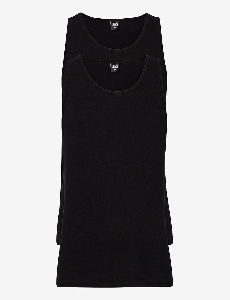JBS - JBS 2-pack singlet GOTS - tank tops - svart - 1