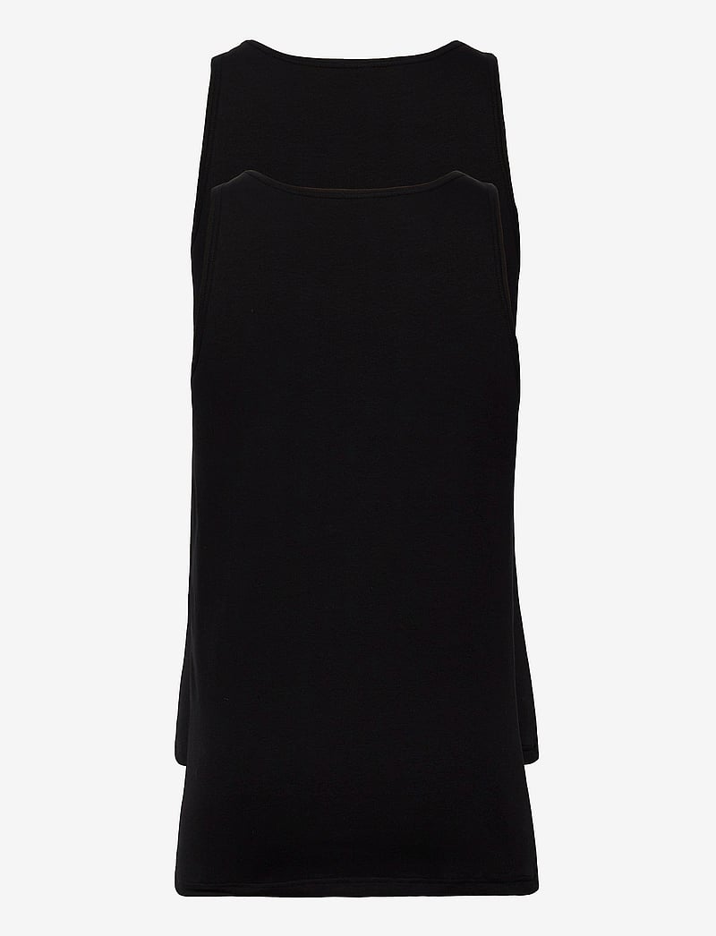 JBS - JBS 2-pack singlet GOTS - tank tops - svart - 2