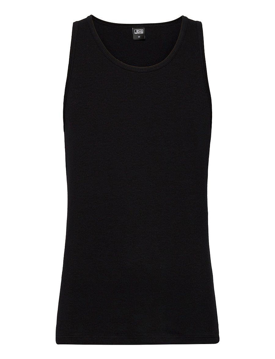 JBS - JBS 2-pack singlet GOTS - sleeveless shirts - svart - 4