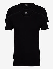 JBS - JBS 2-pack t-shirt O-neck GOTS - de laveste prisene - svart - 0
