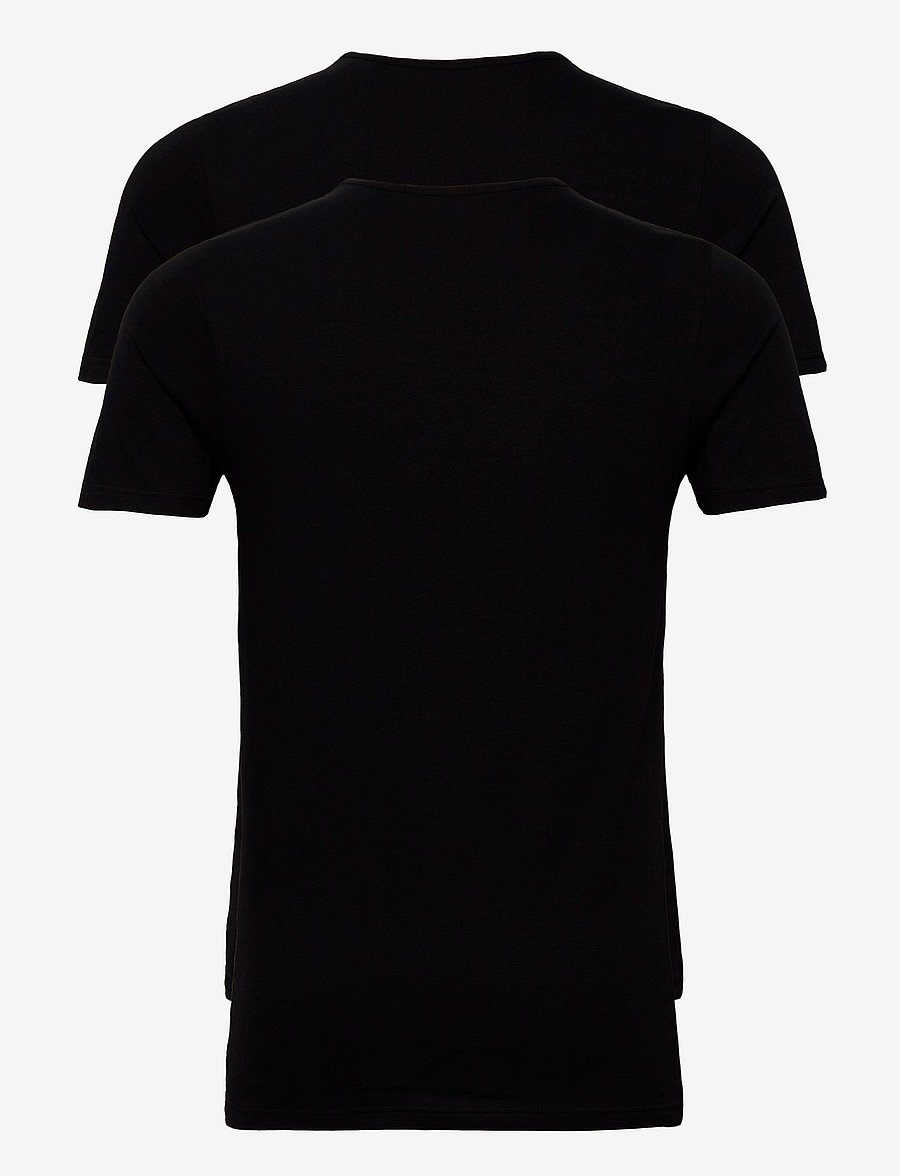 JBS - JBS 2-pack t-shirt O-neck GOTS - t-paidat monipakkauksessa - svart - 1