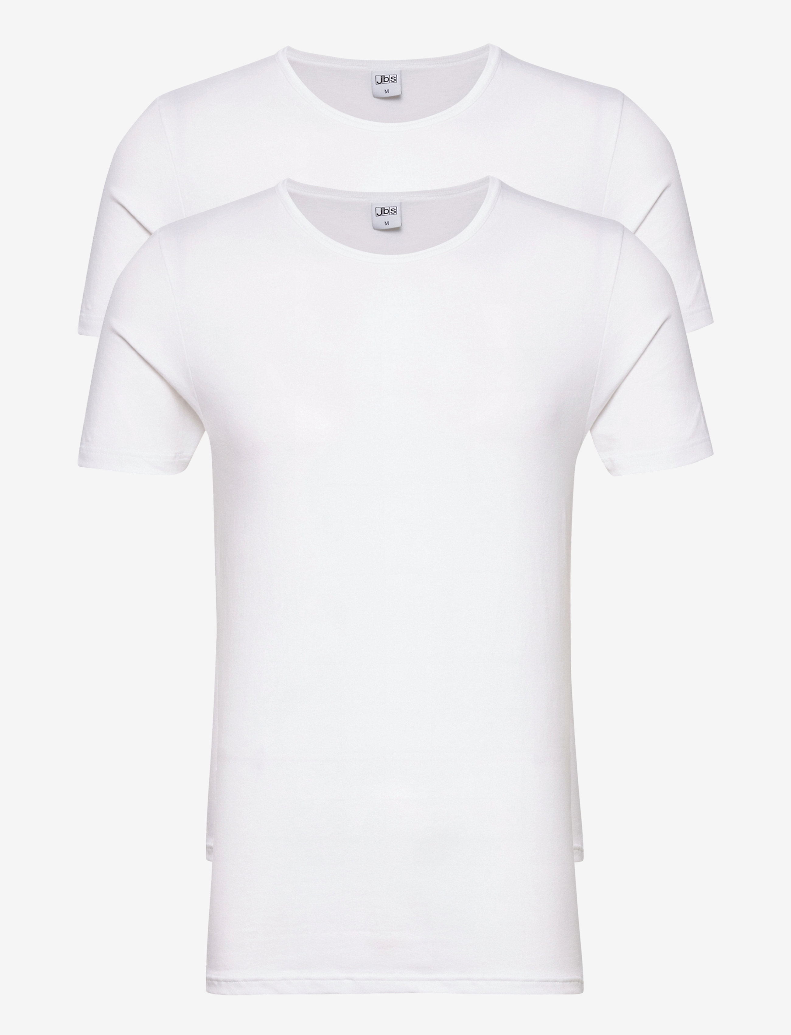 JBS - JBS 2-pack t-shirt O-neck GOTS - marškinėlių komplektas - vit - 1