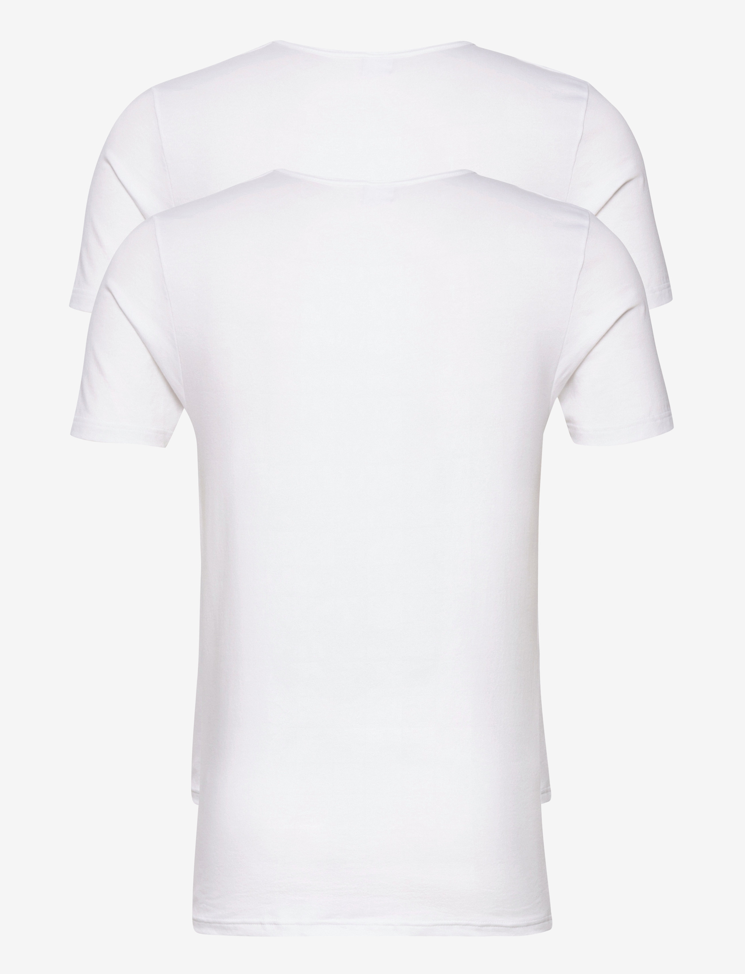 JBS - JBS 2-pack t-shirt O-neck GOTS - marškinėlių komplektas - vit - 2