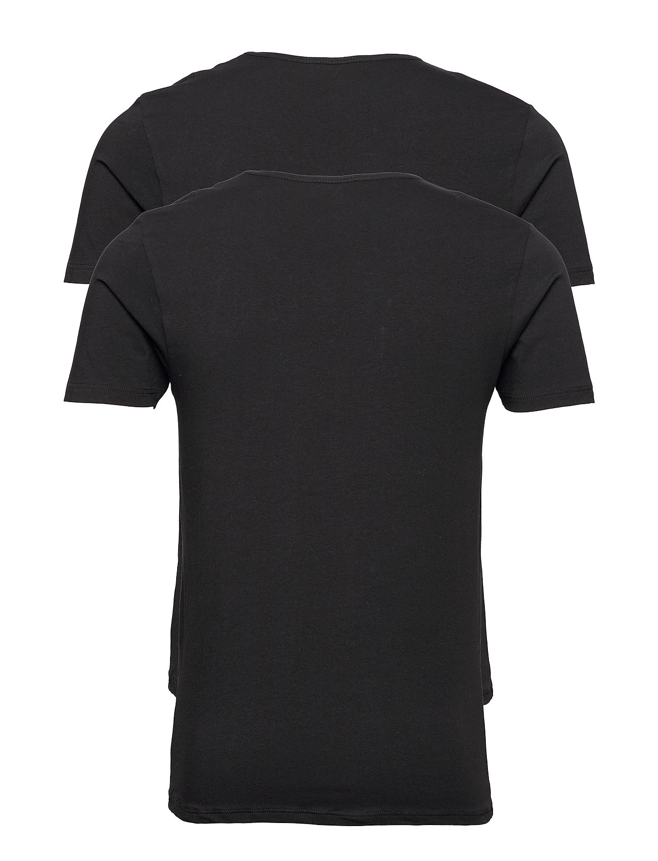 JBS - JBS 2-pack t-shirt V-neck GOTS - de laveste prisene - svart - 1