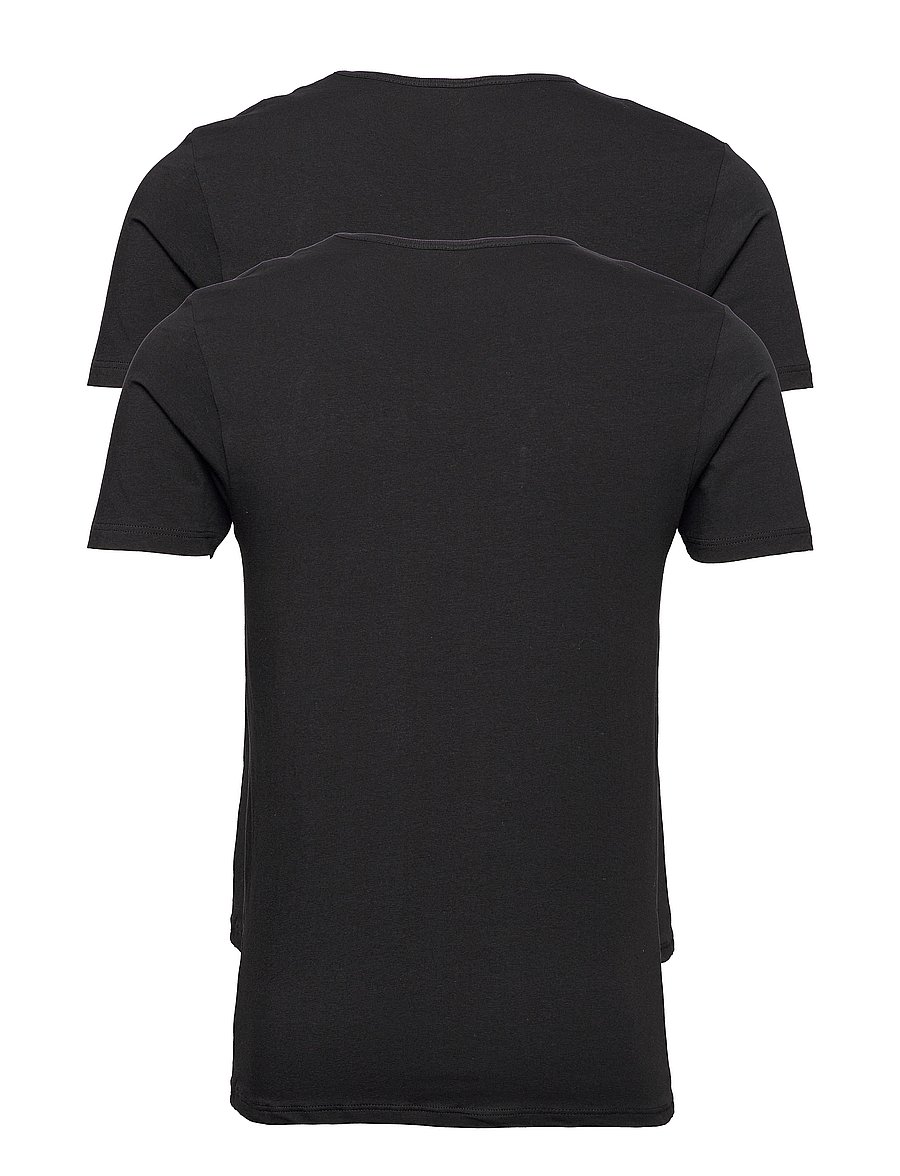 JBS - JBS 2-pack t-shirt V-neck GOTS - v-neck t-shirts - svart - 3