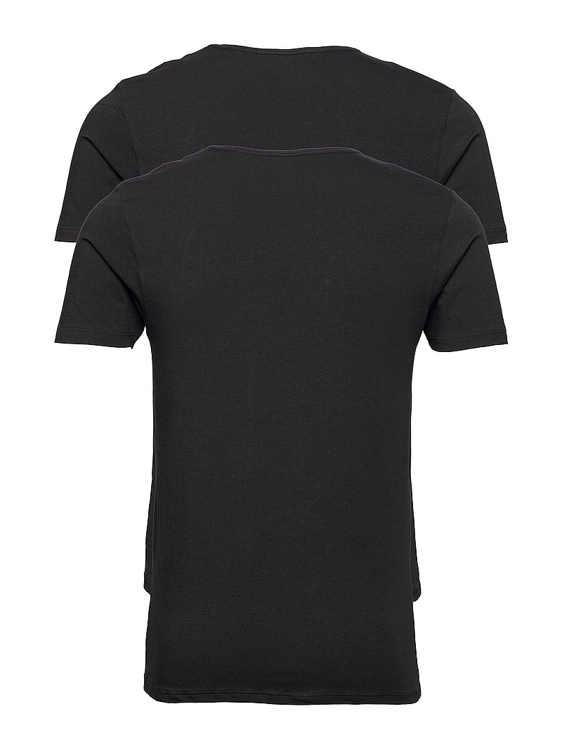 JBS - JBS 2-pack t-shirt V-neck GOTS - kortærmede t-shirts - svart - 3