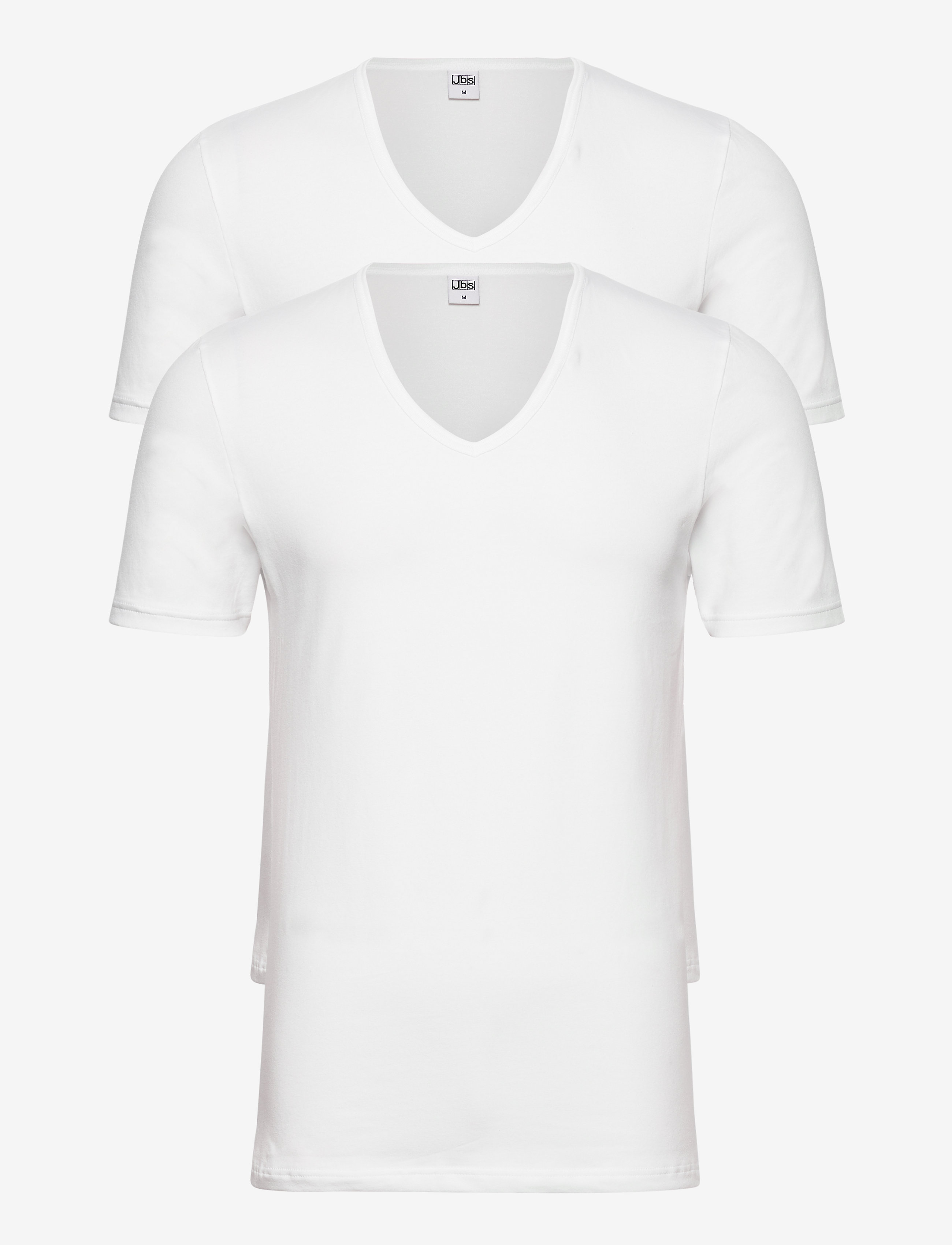 JBS JBS 2-pack t-shirt V-neck GOTS - JBS - VIT / white