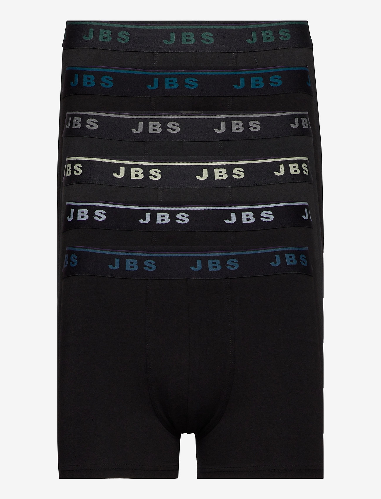 JBS - JBS 6-pack tights, GOTS - bokserit - svart - 0