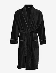 JBS bathrobe. - BLACK