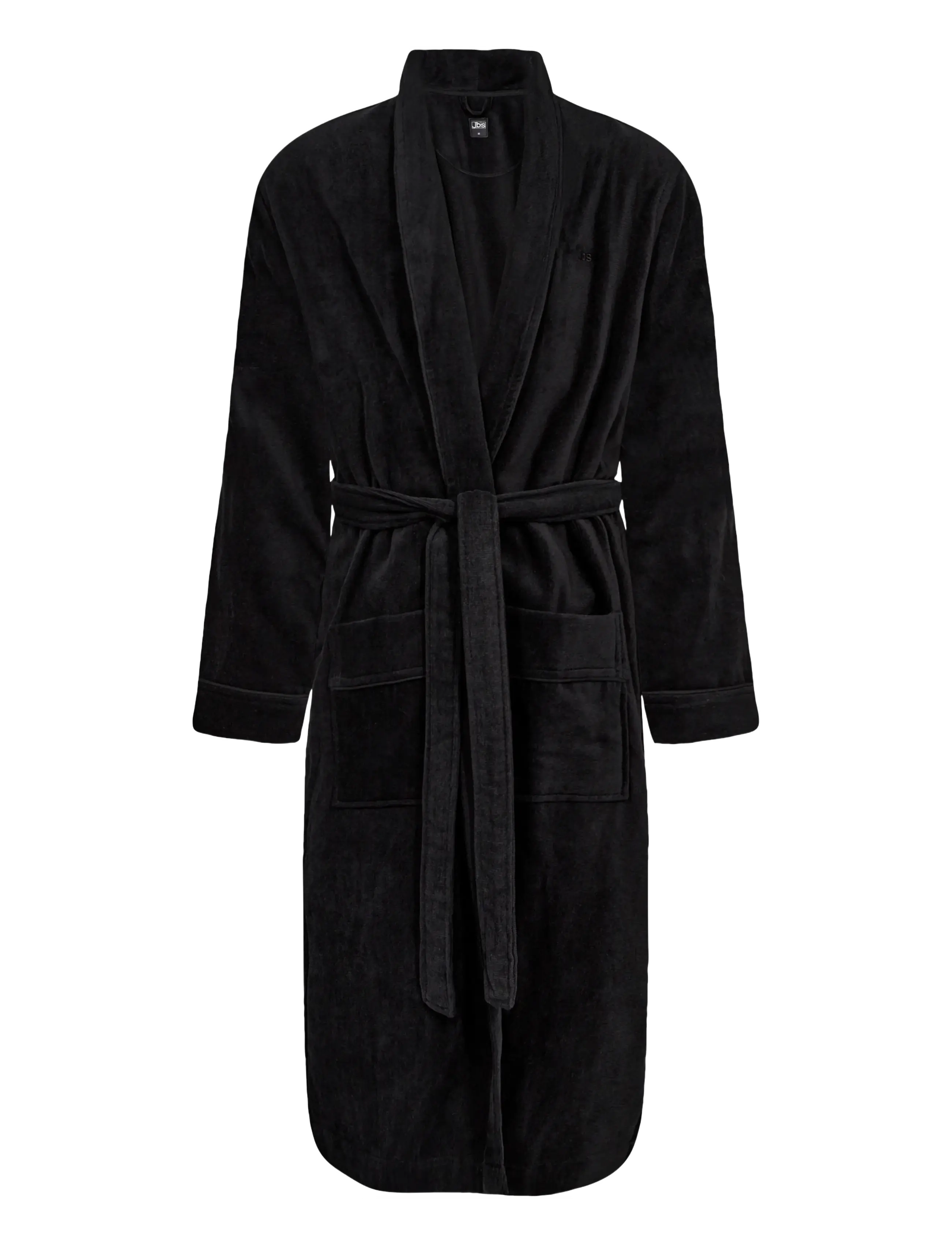 JBS bathrobe. - BLACK