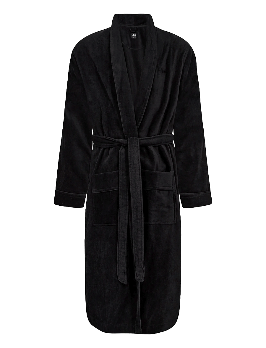 JBS - JBS bathrobe. - badjassen - black - 0