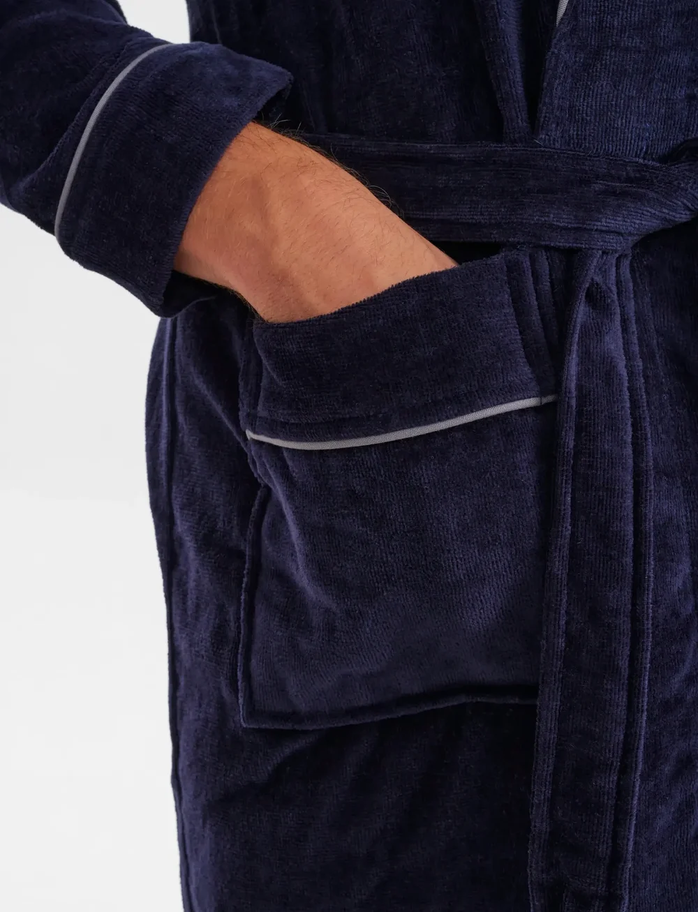 JBS - JBS bathrobe. - bademäntel - blue - 3