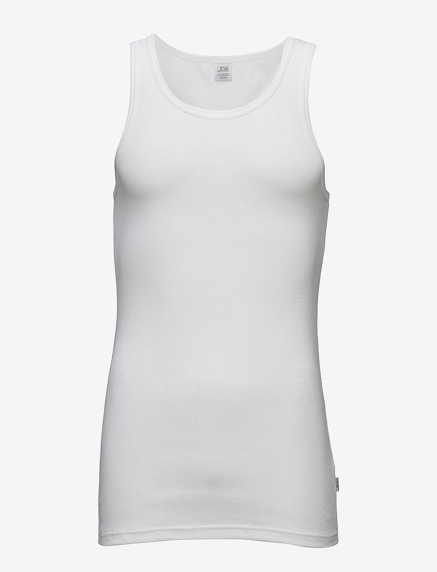 JBS - JBS singlet classic - tanktops - white - 1