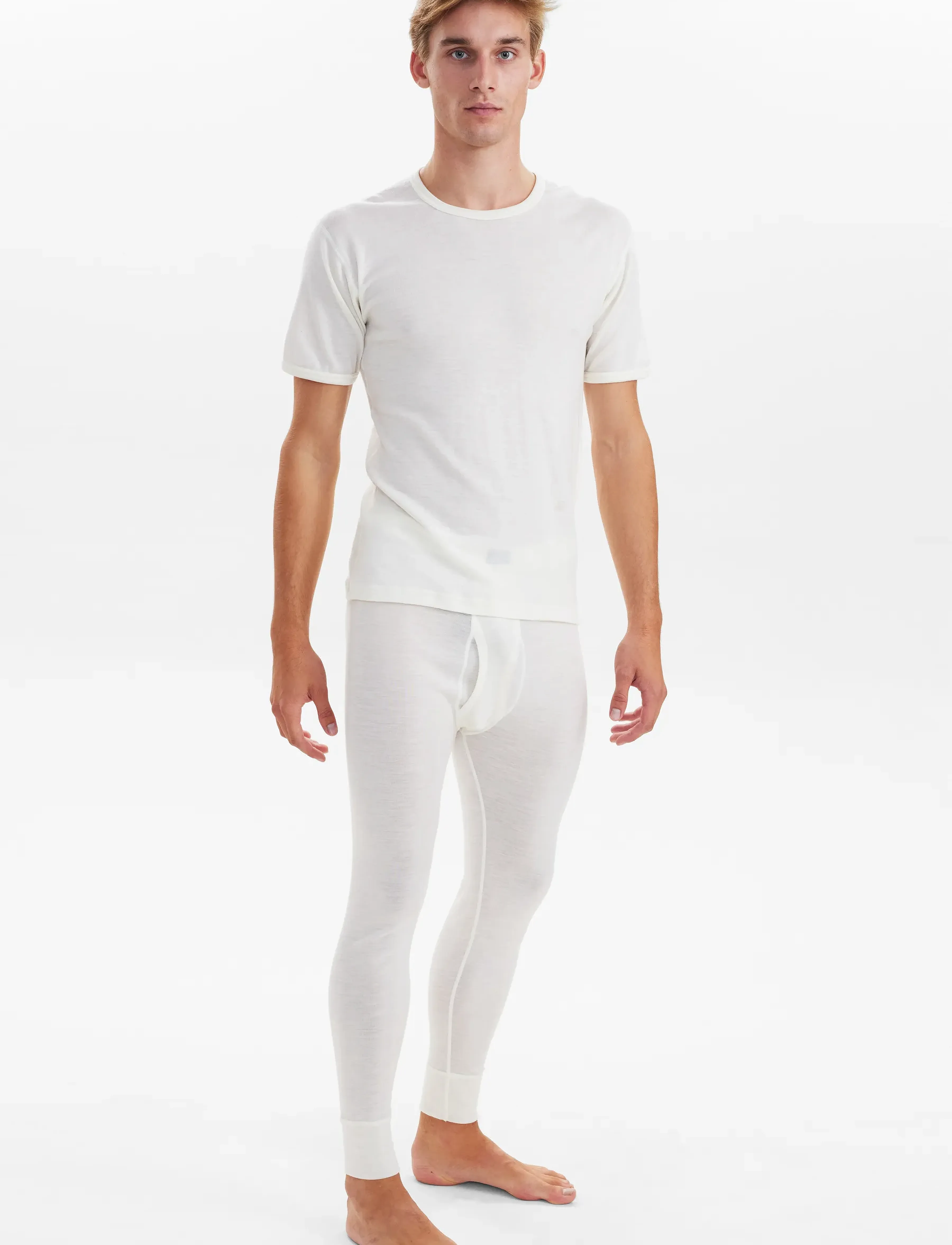 JBS T-Shirt Wool, XL, T-shirts, Creme - Short-sleeved, Männerswear