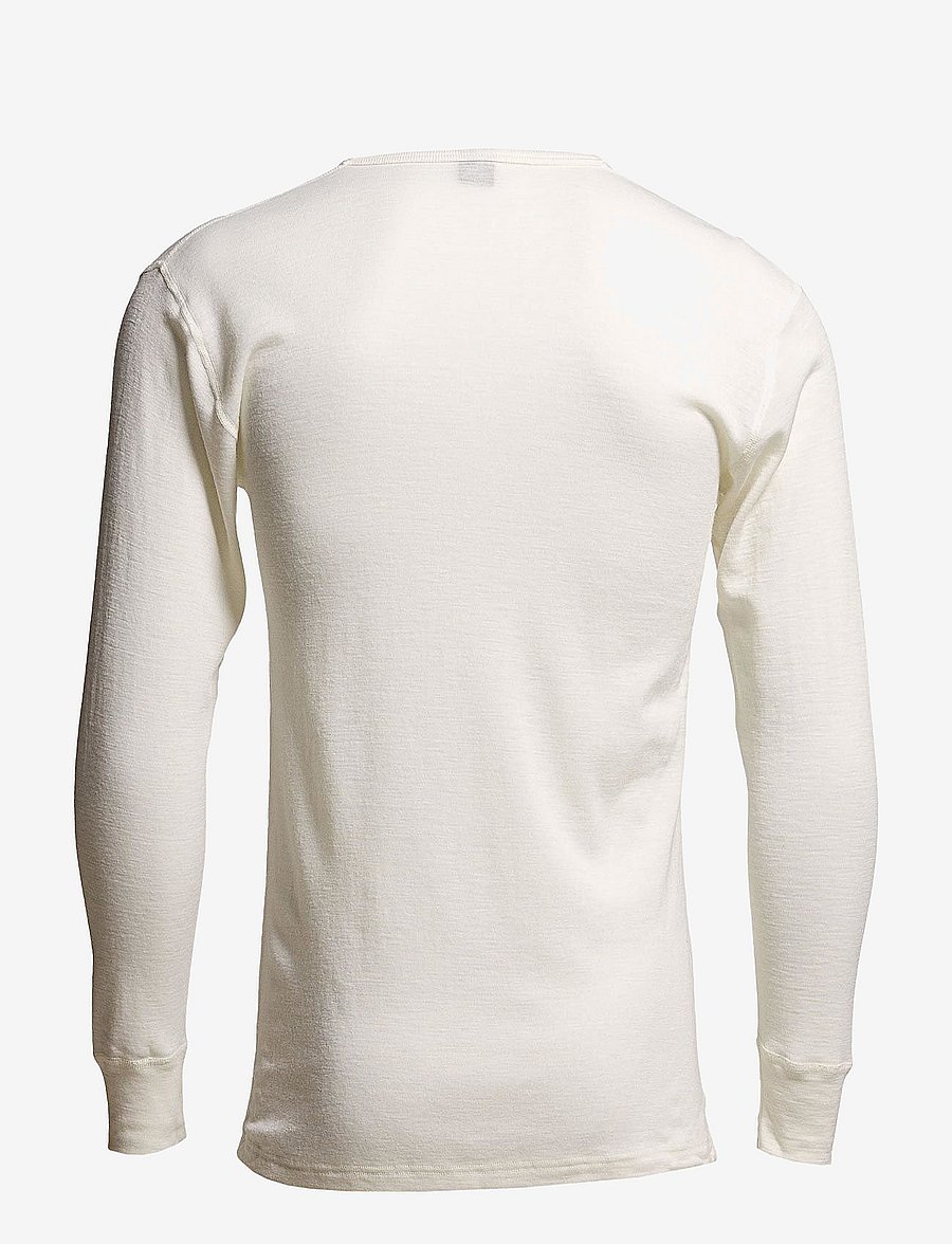 JBS - JBS t-shirt long sleeve wool - t-shirts à manches longues - white - 4