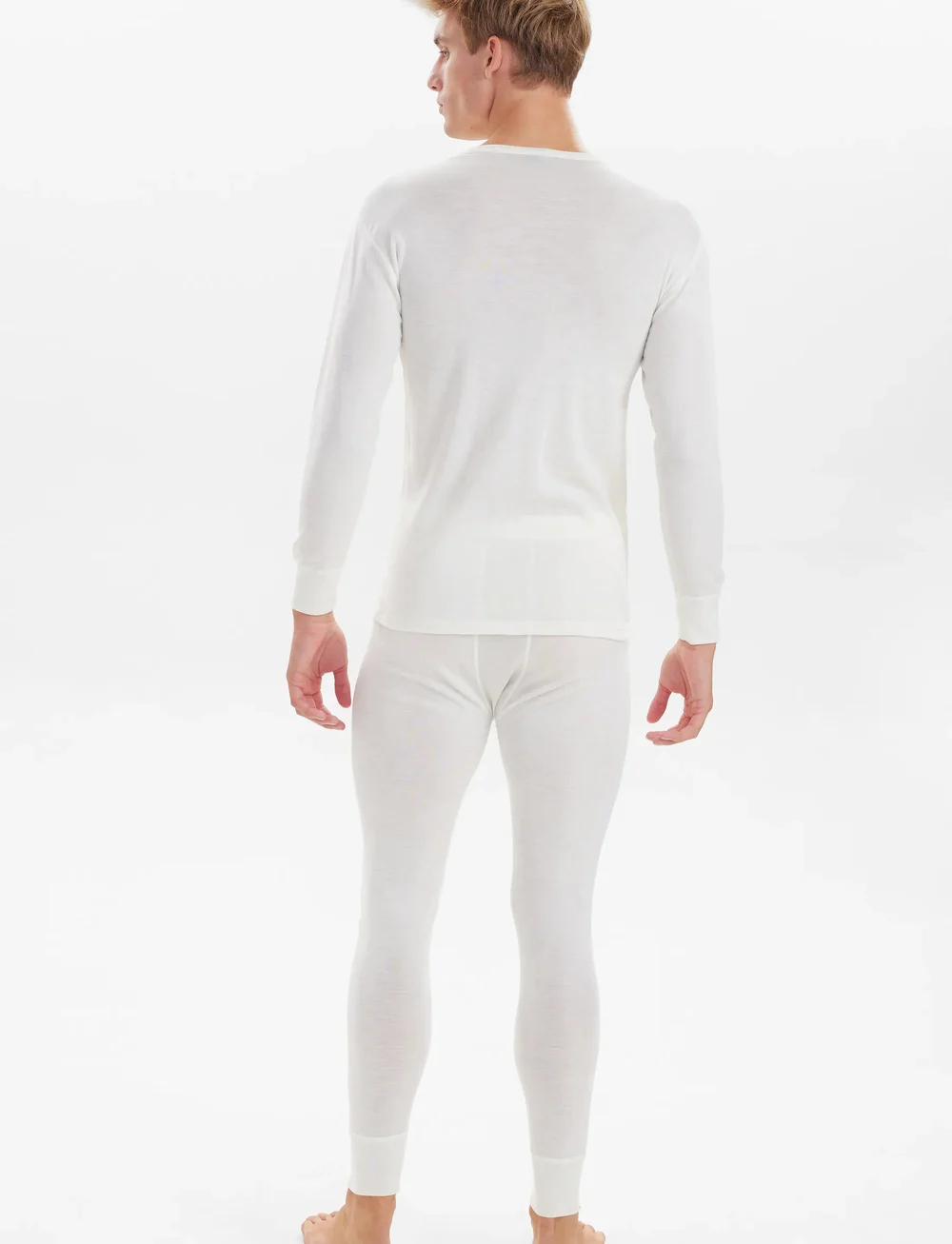 JBS - JBS t-shirt long sleeve wool - langærmede t-shirts - white - 5