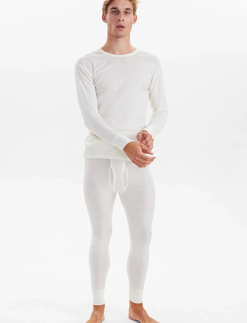 JBS - JBS t-shirt long sleeve wool - long-sleeved t-shirts - white - 4