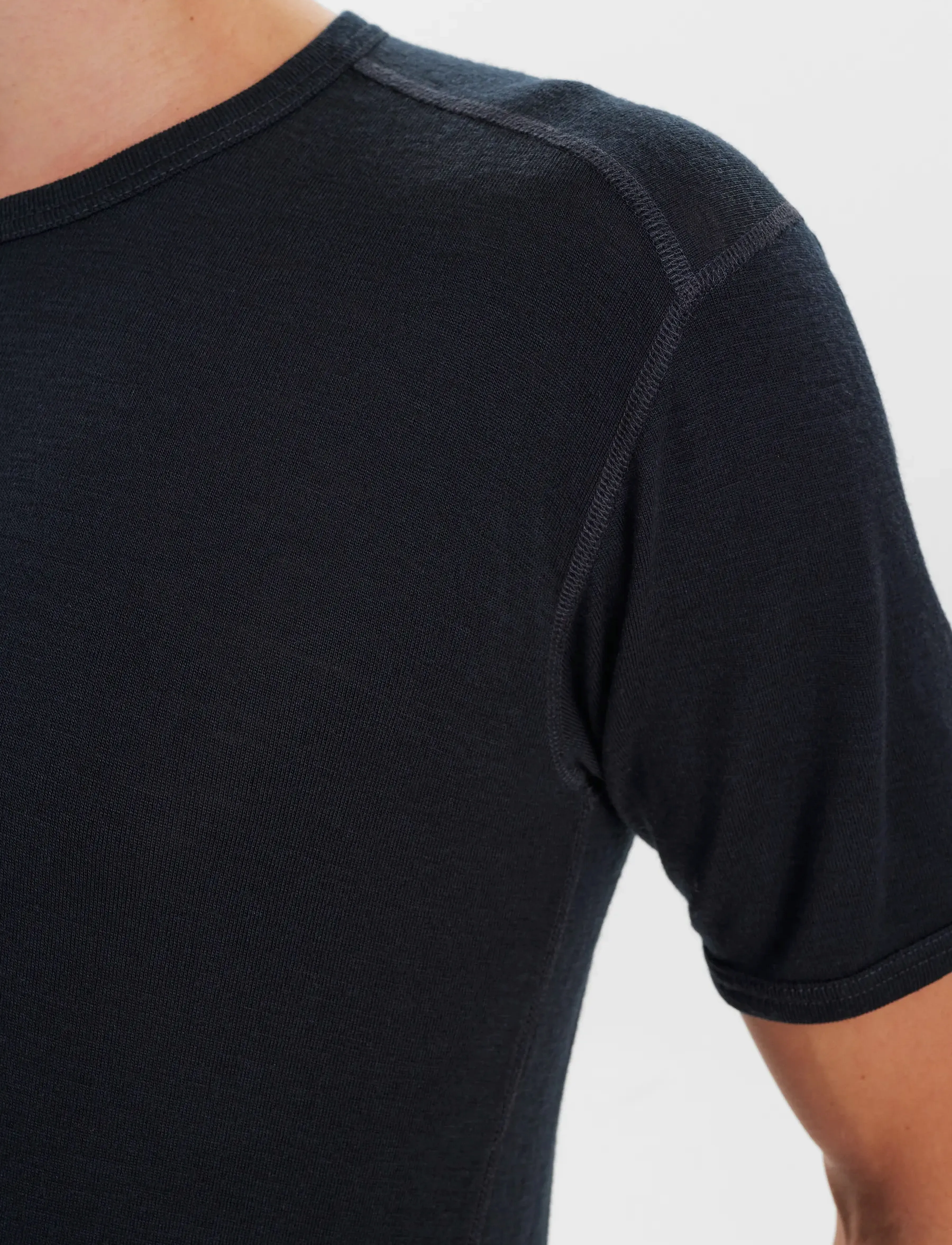 JBS - JBS t-shirt wool - krótki rękaw - black - 5