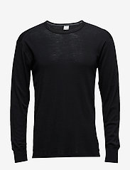 JBS t-shirt long sleeve wool - BLACK