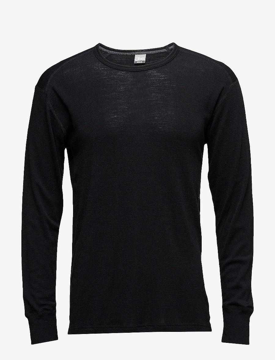 JBS - JBS t-shirt long sleeve wool. - pitkähihaiset - black - 1