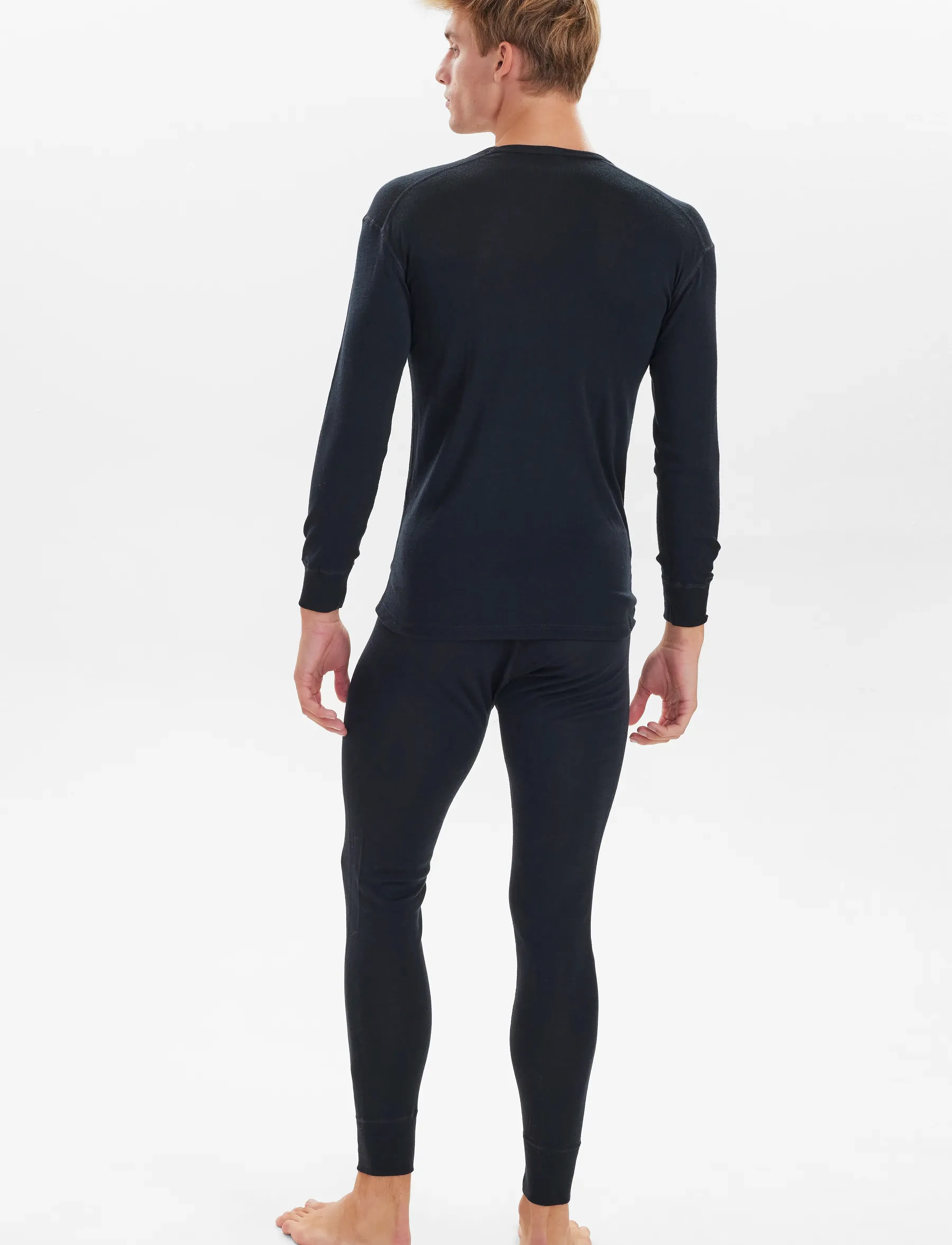 JBS - JBS t-shirt long sleeve wool. - lange mouwen - black - 4