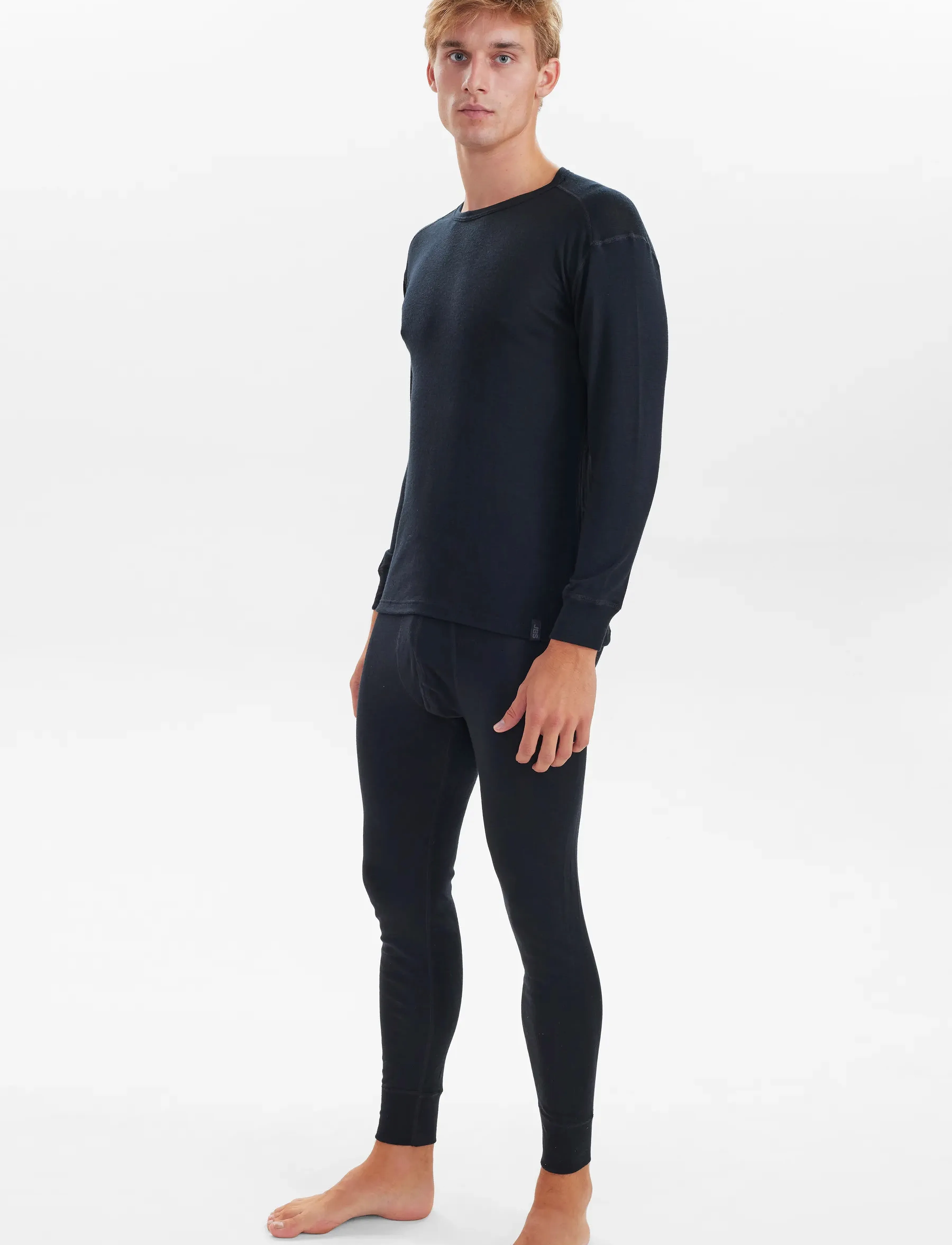 JBS - JBS t-shirt long sleeve wool. - lange mouwen - black - 5