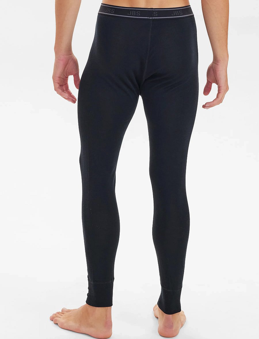 JBS - JBS long johns wool - base layer bottoms - black - 4