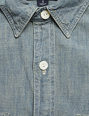 J.Crew - Vintage Chambray Utility Shirt - jeansskjorter - blue - 2