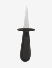 Oyster knife with black polypro handle - LIGHT BROWN, BLACK