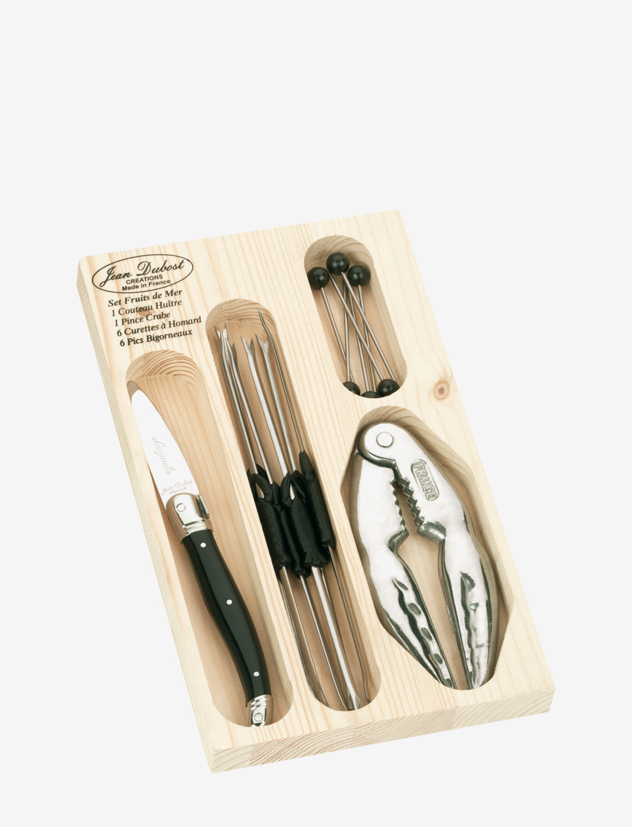 Sea food set Laguiole - BLACK