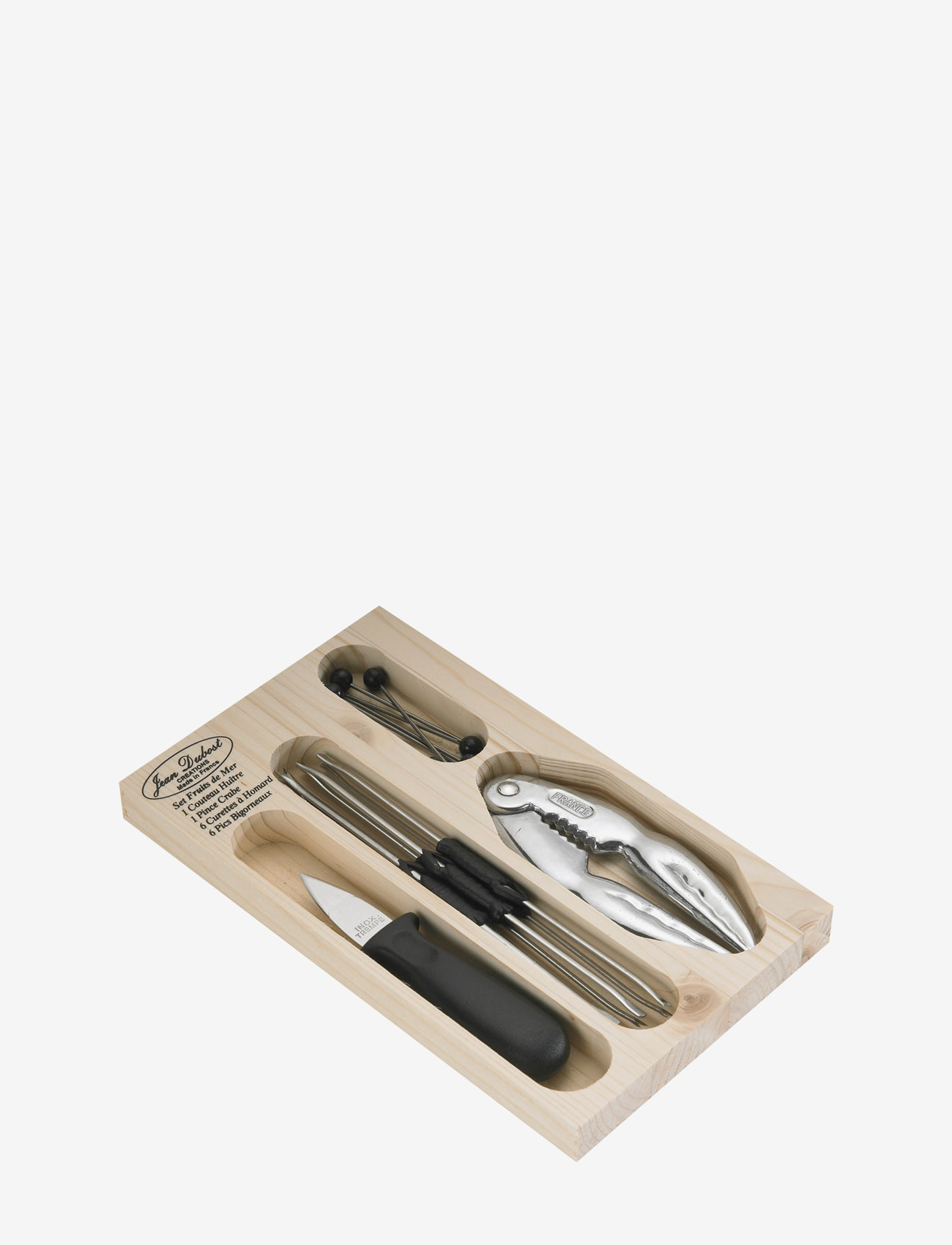 Jean Dubost - Seafood set - meeresfrüchte-besteck-sets - black - 0