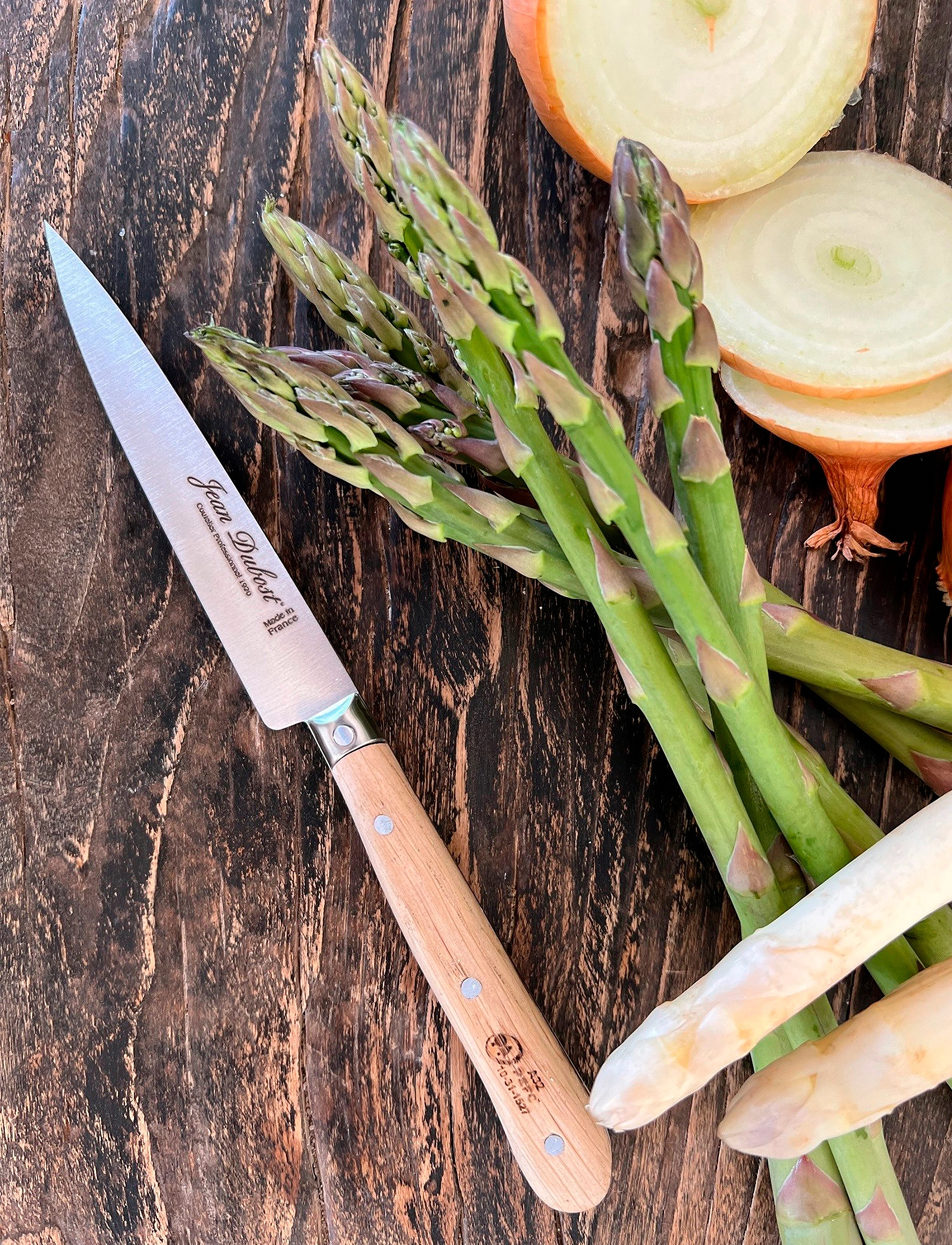 Jean Dubost Grøntsagskniv, L19 cm, Knives & Accessories, Braun - Vegetable Knives, Homeware