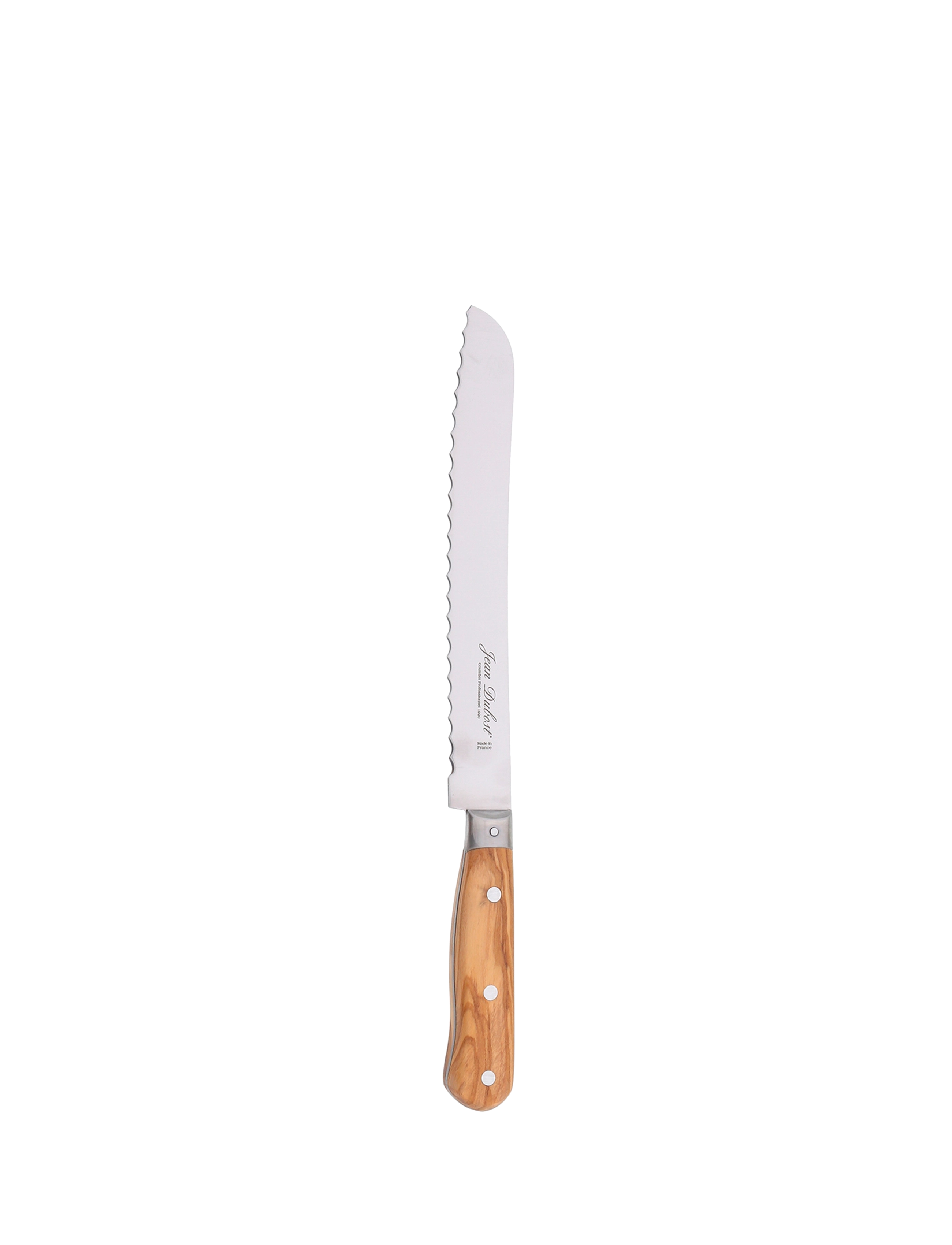 JEAN DUBOST Brødkniv M. Oliventræsskaft Braun - L:2.5CM - Unisex