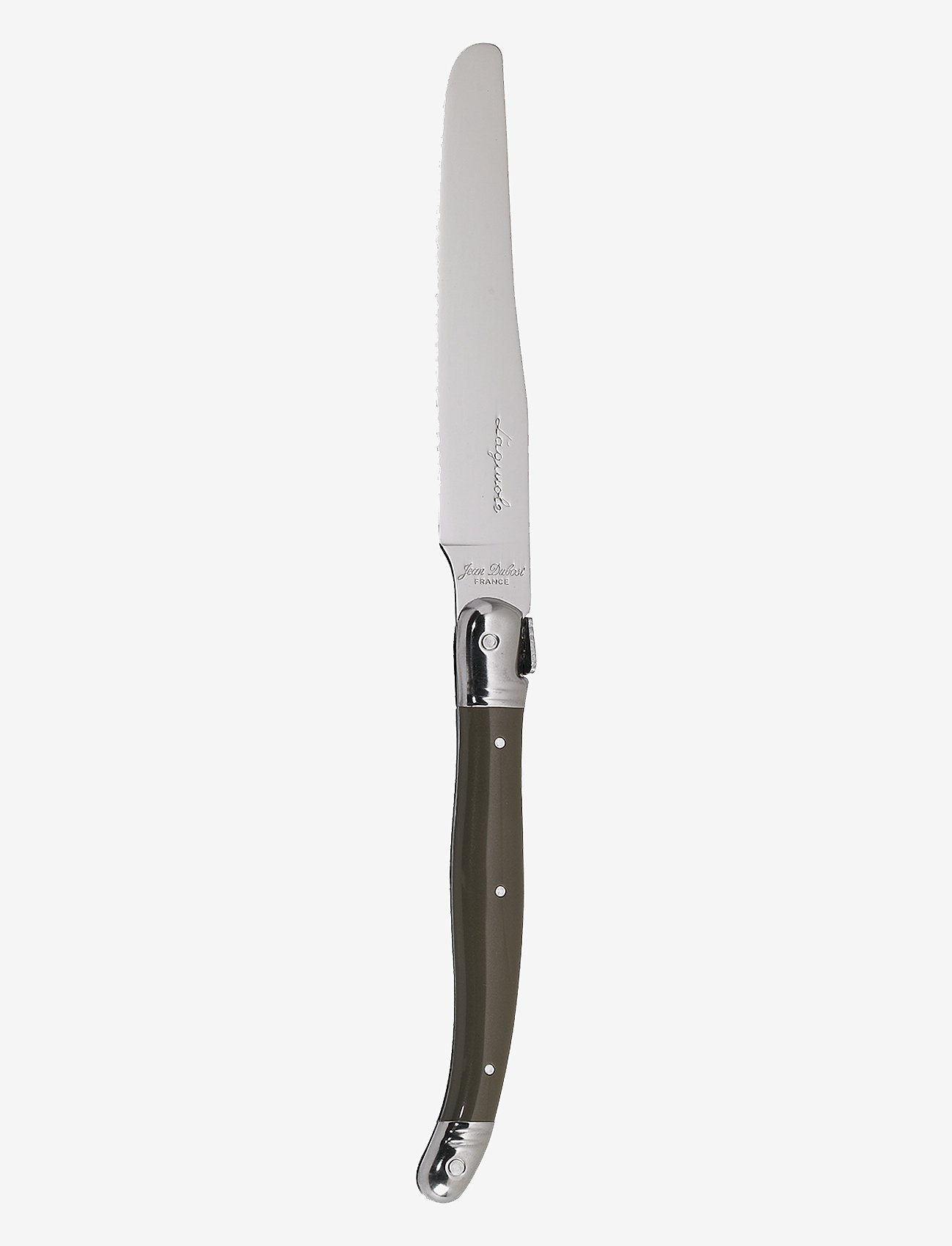 Jean Dubost - KNIFE WITH ROUND BLADE, 1,5 MM THICKNESS - die niedrigsten preise - brown - 0