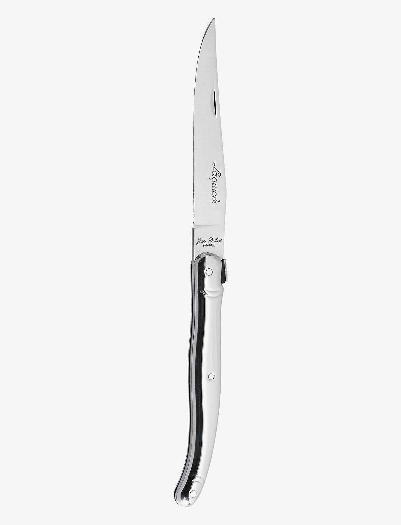 Jean Dubost - Laguiole kniv m. rustfrit stål håndtag - laveste priser - silver - 0